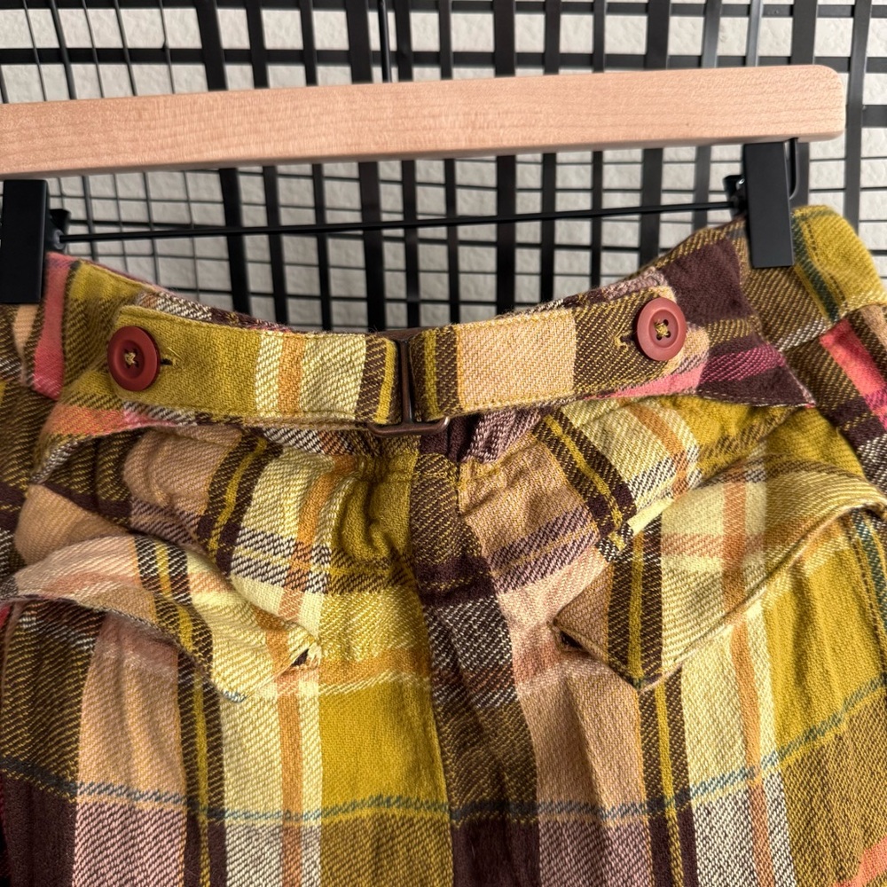 Free people Buckle Back Plaid Trousers - Picture 8 of 9